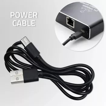 Ethernet mini switch QOLTEC 52293 1x4 RJ45, 1-wejście 4-wyjścia niezarządzalny rozdzielacz sieciowy