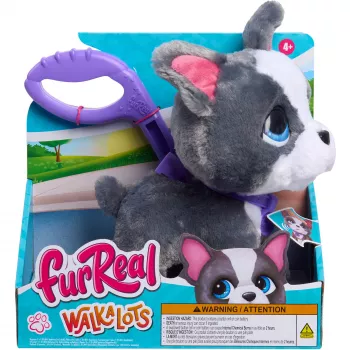 furReal Walk-a-Lots Buldog francuski, figurka do zabawy
