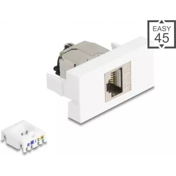 Modularny wtyk DELOCK 90905 RJ45 Cat.6A STP — ekranowany wtyk RJ45 do okablowania Cat6A