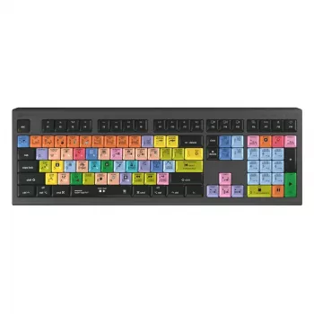Klawiatura Logickeyboard LKB-LOGXP2-A2M-UK Uniwersalna USB QWERTY UK English Czarna