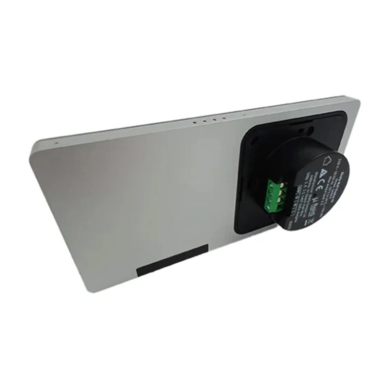 Podwójny panel sterowania Shelly Wall Display X2 WiFi/BLU (srebrny) + BLU H&T
