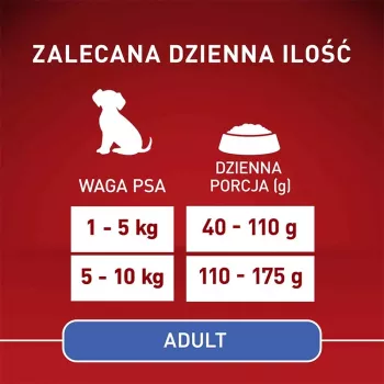 Sucha karma dla psów Purina Nestle Mini Adult Beef & Rice 800 g — sucha karma dla małych dorosłych psów, 27% białka, 17% tłuszczu