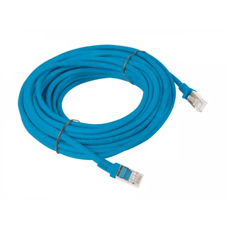 Lanberg Patchcord UTP Cat.5e 10m Niebieski PCU5-10CC-1000-B