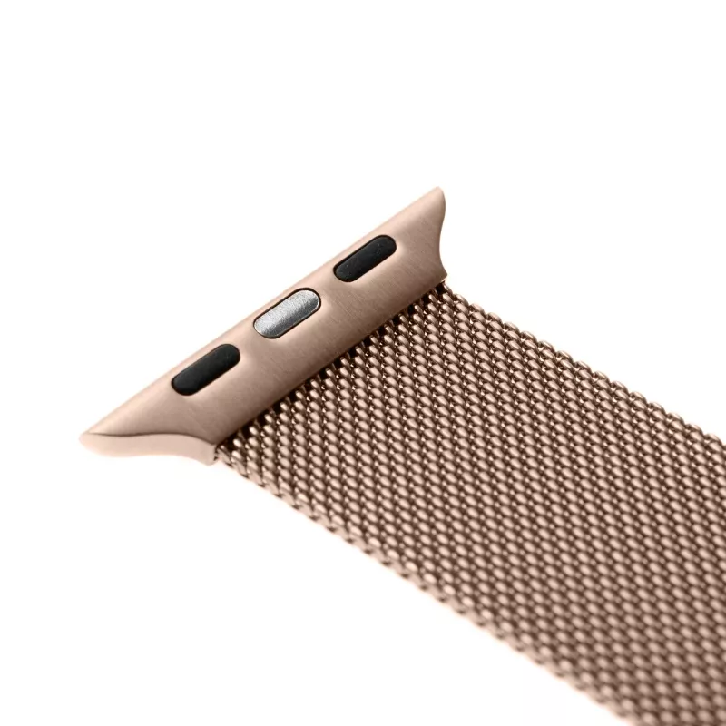 Siatkowy pasek FIXED FIXMEST-436-RG do Apple Watch 38/40/41mm w kolorze różowego złota