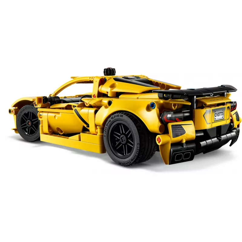 LEGO Technic Corvette Stingray 42205 model 2w1 kabriolet i coupé, 732 elementy, 80×270×140 mm