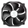 SILVERSTONE 140mm wentylator chłodzący SST-FHP141 v2.0 — 140 mm PWM wentylator do obudowy/chłodzenia, czarny