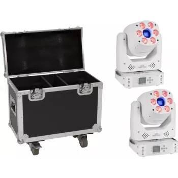 Reflektor hybrydowy Spot/Wash z ruchomą głową EUROLITE TMH-H90 2x COB LED, hybrydowy reflektor spot i wash
