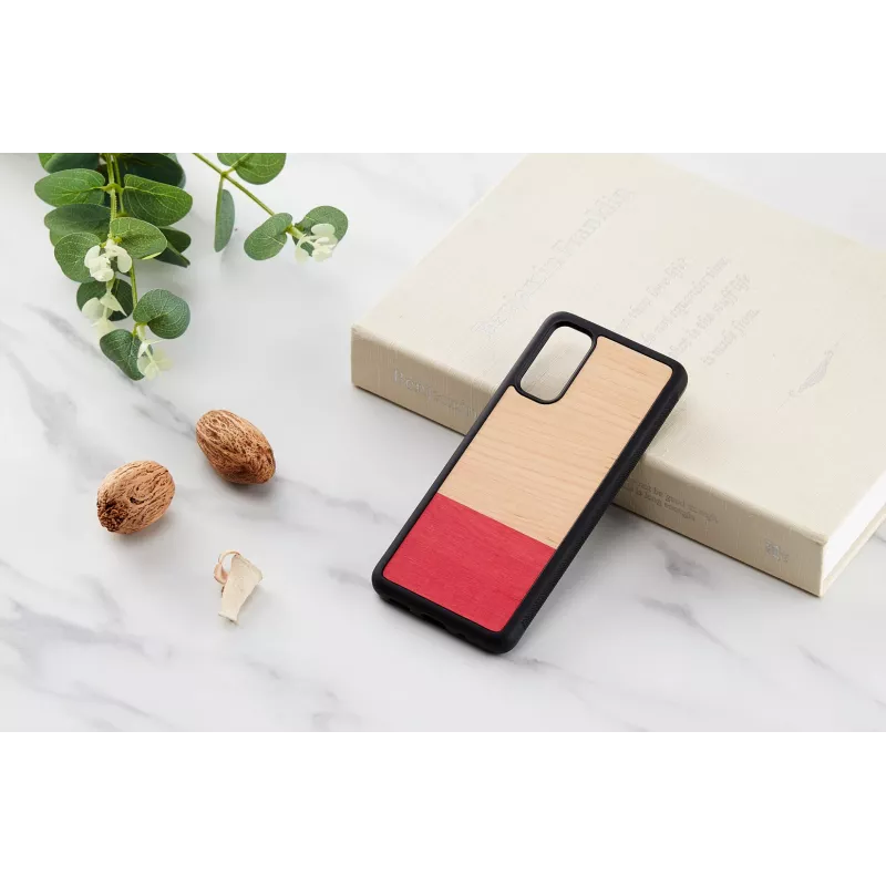 Etui na smartfon mężczyzna i drewno Galaxy S20 Miss Match Czarny — ochronna obudowa tył na Samsung Galaxy S20