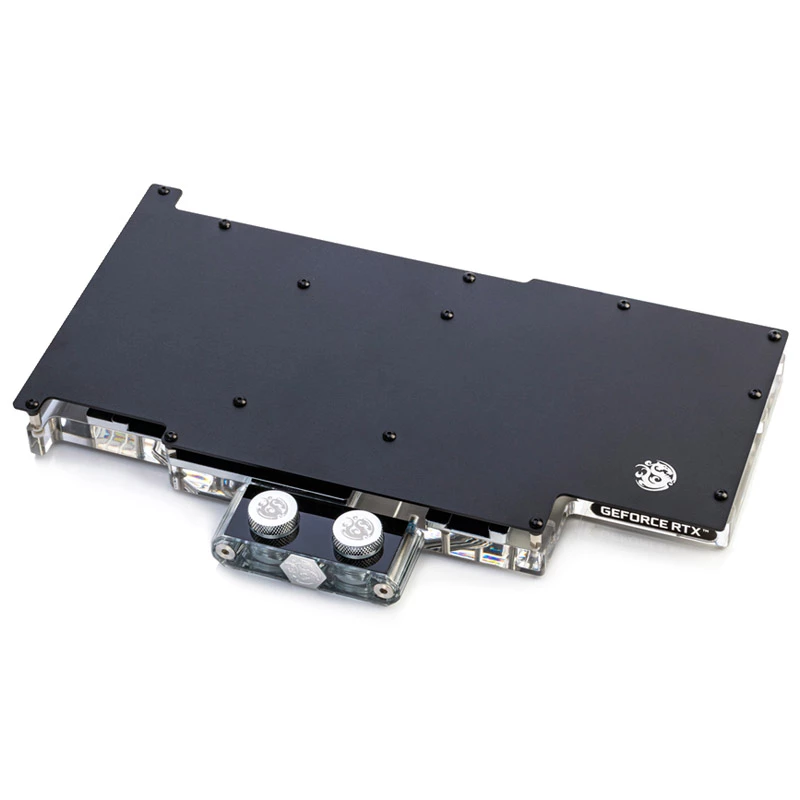 Bitspower International Bitspower BP-VG3080AST - przezroczysty - blok wodny - ciecz - akryl - miedź - nikiel - ASUS ROG Strix GeForce RTX 3080 - 153 mm