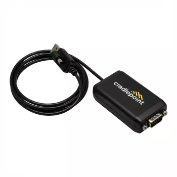 Kabel szeregowy do USB CradlePoint 170873-000 — USB (męski) z gwintem do RS-232 (żeński) z gwintem, 40 cm, złącza ze śrubami radełkowanymi