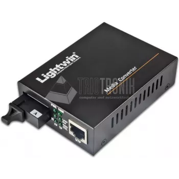 Lightwin WDM Converter 100Base-LX, Singlemode, 20KM Media Converter (LWC-10/100-SF-S20-B)