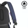 Plecak casual XDDESIGN Bobby Soft z komorą na laptop 15,6 cala, 16 l, granatowy, PET