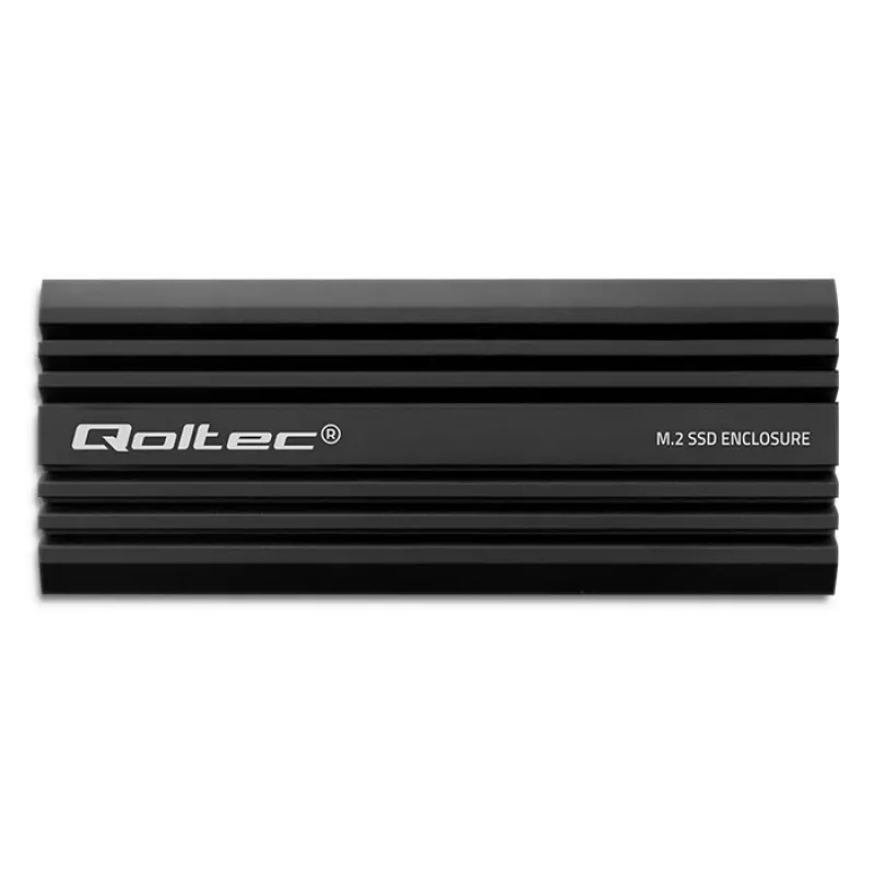 Zewnętrzna obudowa SSD QOLTEC NV2270 dla dysków M.2 SATA/NVMe, USB-C, do 2 TB