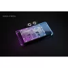 Blok wodny karty graficznej Alphacool Core RX 9070 XT Hellhound+ Transparent Chrome z backplate