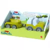 Kullerbü - Geländewagen mit Anhänger, Spielfahrzeug anthrazit/weiß