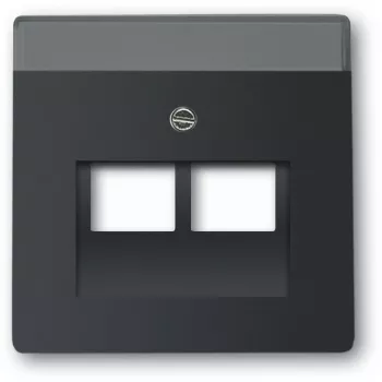 BUSCH JAEGER 1710-0-3911 - Schwarz - konventionell - Jede Marke - 63 mm - 63 mm - 1 Stück(e)