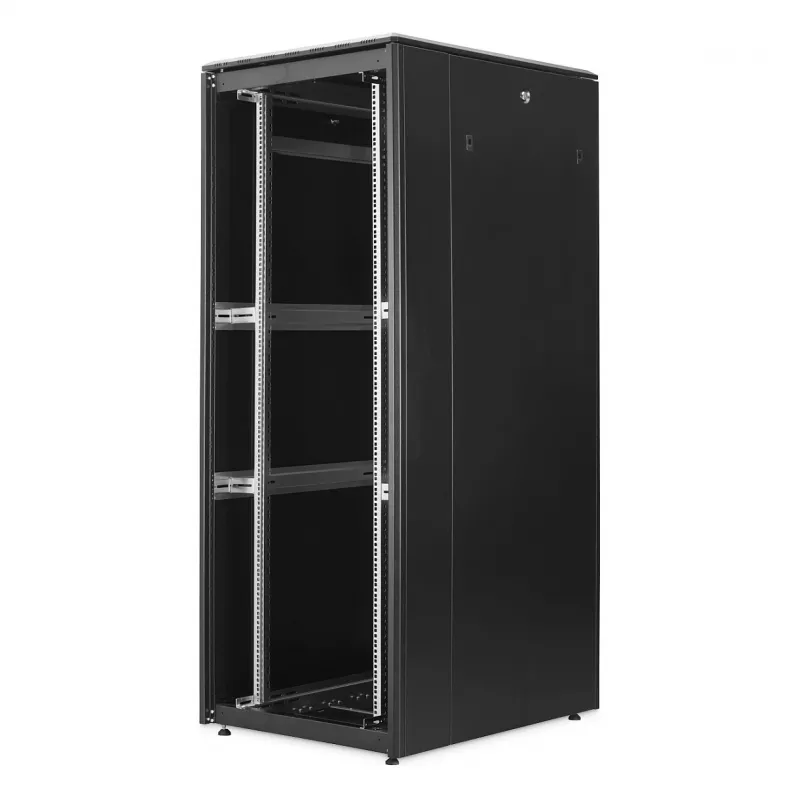 Szafa sieciowa DIGITUS Unique Light seria 42U 800×1000 mm (szer.×gł.) wolnostojąca, 800 kg, IP20, zamek na klucz