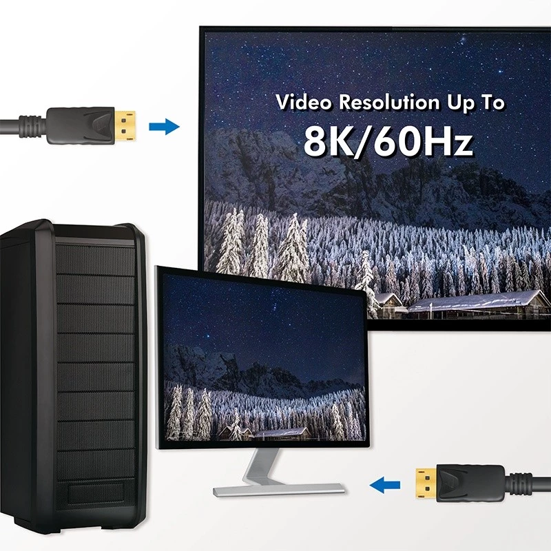 Kabel DisplayPort LogiLink CV0139 5 m czarny