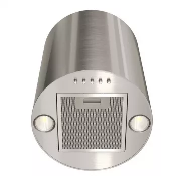 Okap kuchenny MAAN Elba Mini WPB 431 Satin, obudowa stalowa, wysokość 400 mm, Ø310 mm, 120–300 m³/h, sterowanie elektroniczne