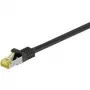 Wentronic Goobay - kabel krosowy - RJ-45 (M) - RJ-45 (M) - 30,0 m - SFTP, PiMF - Cat.7 przewód instalacyjny - zaciśnięty, bezhalogenowy - czarny (91680)