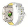 Smartwatch Colmi P86 Gold z Bluetooth i monitorem pracy serca