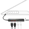 Hub USB-C, 4-porty 2x USB-A, 2x USB-C, Czarny