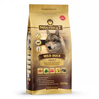 WOLFSBLUT Wild Duck z ziemniakami - sucha karma dla psów - 12,5kg