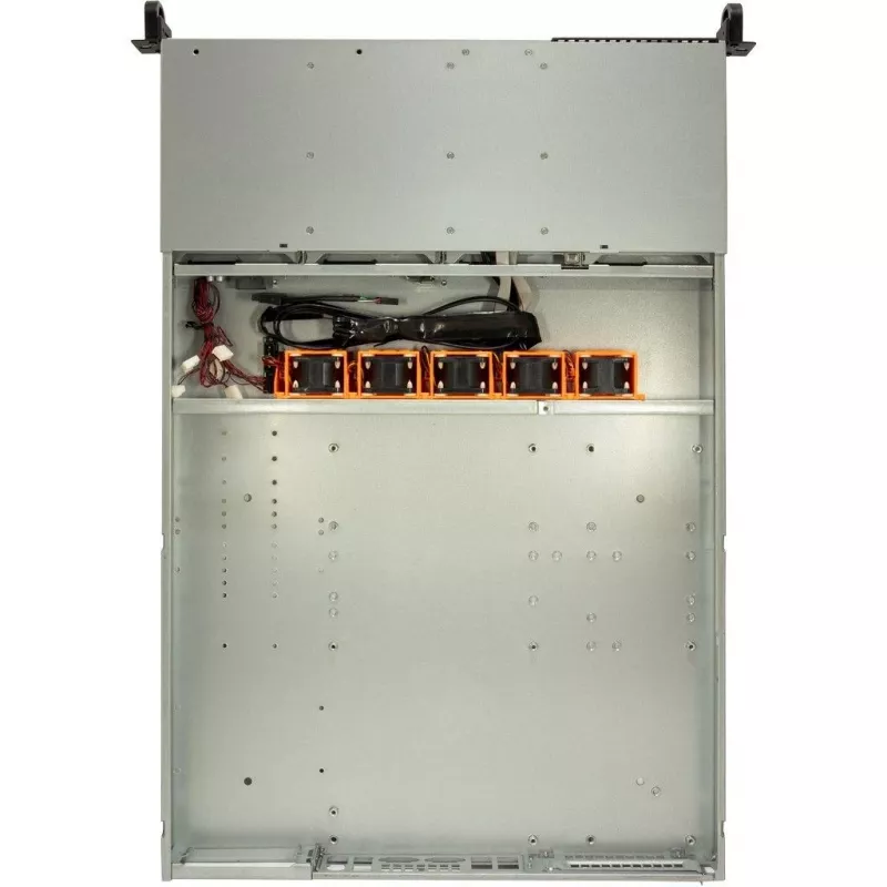 Inter-Tech IPC 1U-1404 Rack czarny, stal nierdzewna