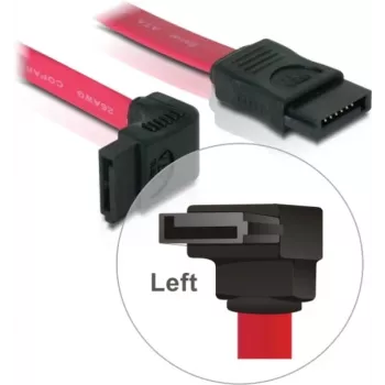 Kabel SATA DeLOCK 84249 0,3 m czerwony