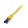 Kabel krosowy RJ45 - CAT6A 500 MHz - 7,5 m - żółty - S-STP(S/FTP) - TPE/LSZH(Superflex) - AWG26 - Syner