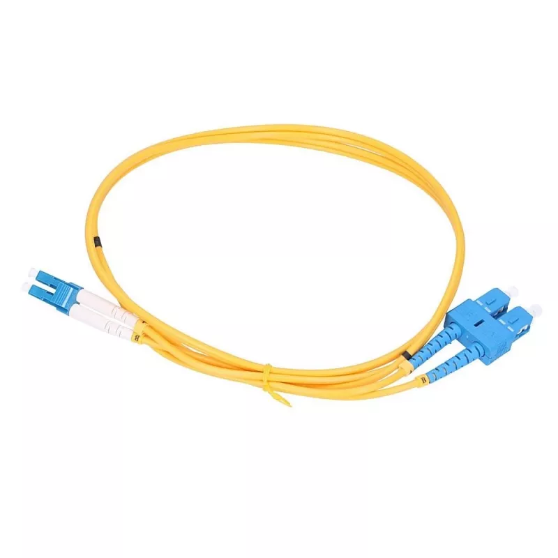 Extralink Patchcord LC/UPC-SC/UPC, Single-mode, Duplex, G652D, 3mm, 10m