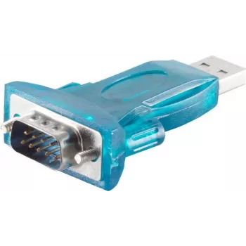 Adapter USB-Serial ShiverPeaks 75602 ze wskaźnikiem LED, interfejsem RS232, USB 2.0