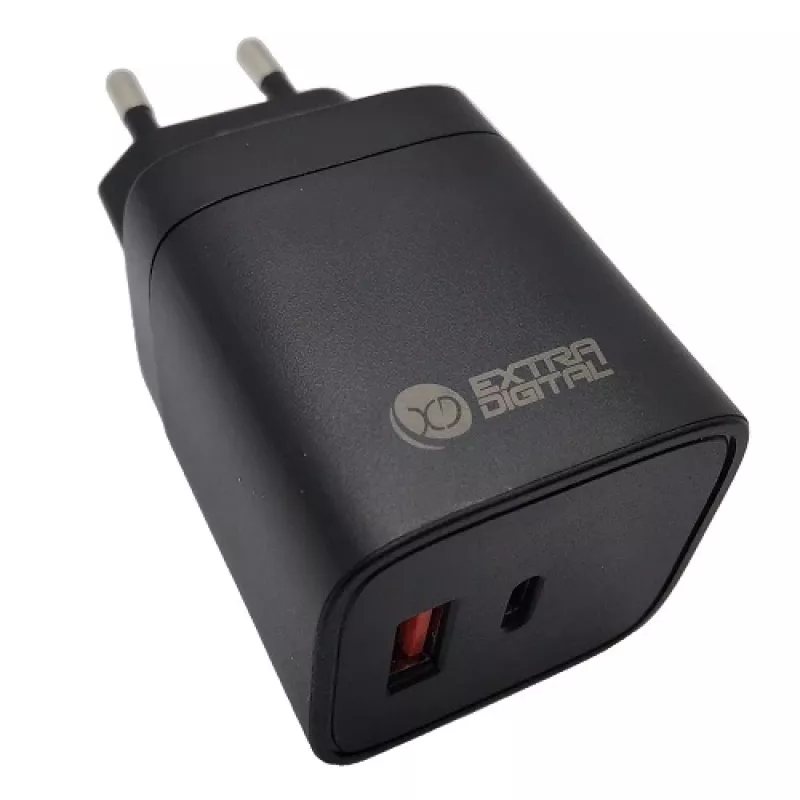 EXTRA DIGITAL Ładowarka GaN USB Type-C, USB Type-A: 45W, PPS