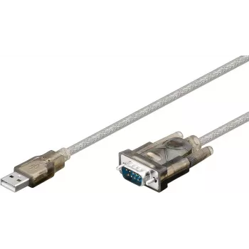 Konwerter Wentronic Goobay USB Szeregowy RS232, 1,5 m - wtyk USB 2.0 (typ A) > wtyk D-SUB/RS-232 (9-pin) (68875)