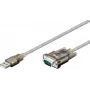 Konwerter Wentronic Goobay USB Szeregowy RS232, 1,5 m - wtyk USB 2.0 (typ A) > wtyk D-SUB/RS-232 (9-pin) (68875)
