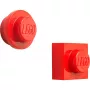 Zestaw magnesów room copenhagen, model 40101730 (czerwony) — dekoracyjne magnesy w stylu LEGO