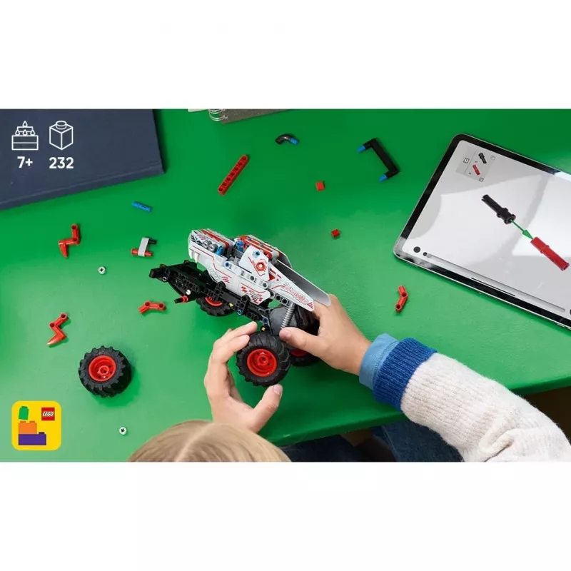 LEGO TECHNIC 42200 Monster Jam™ ThunderROARus™ z napędem pull-back