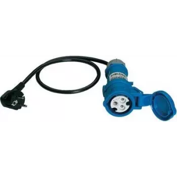 Benning Adapter pomiarowy [ Wtyczka uziemiona - Wtyczka - Złącze CEE-Cara] Adapter pomiarowy 32 A CEE - 3-pin Niebieski (044144)