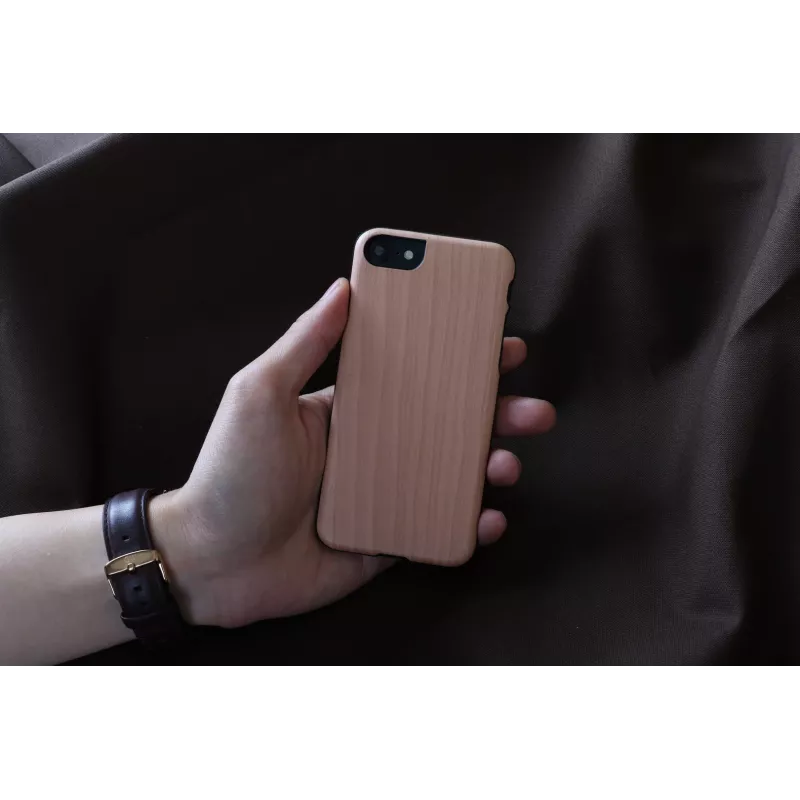 Etui na telefon iPhone 7/8 — man and wood ampero, czarne