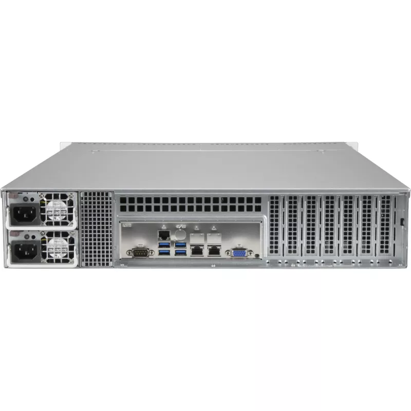 Supermicro SC825 BTQC-R1K23LPB - montaż w szafie rack - 2U - ulepszona, rozszerzona płyta ATX - SATA/SAS - hot-swap 1200 W - czarny