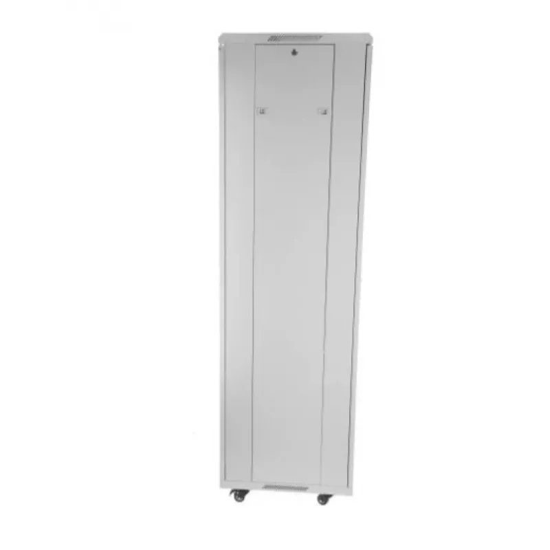 SOMI Networks | Szafka wolnostojąca 27U, 19″ | 27U-60/60NAC | Szary | Maks. obciążenie 800 kg; Zdejmowane i zamykane panele boczne; Szklane drzwi; Wersja do samodzielnego montażu | Głębokość: 60 cm