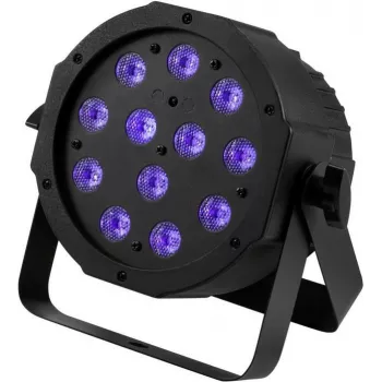 LED-owa lampa podłogowa EUROLITE SLS-12 UV 12x3W — oświetlenie UV wash, 12 diod LED 3 W