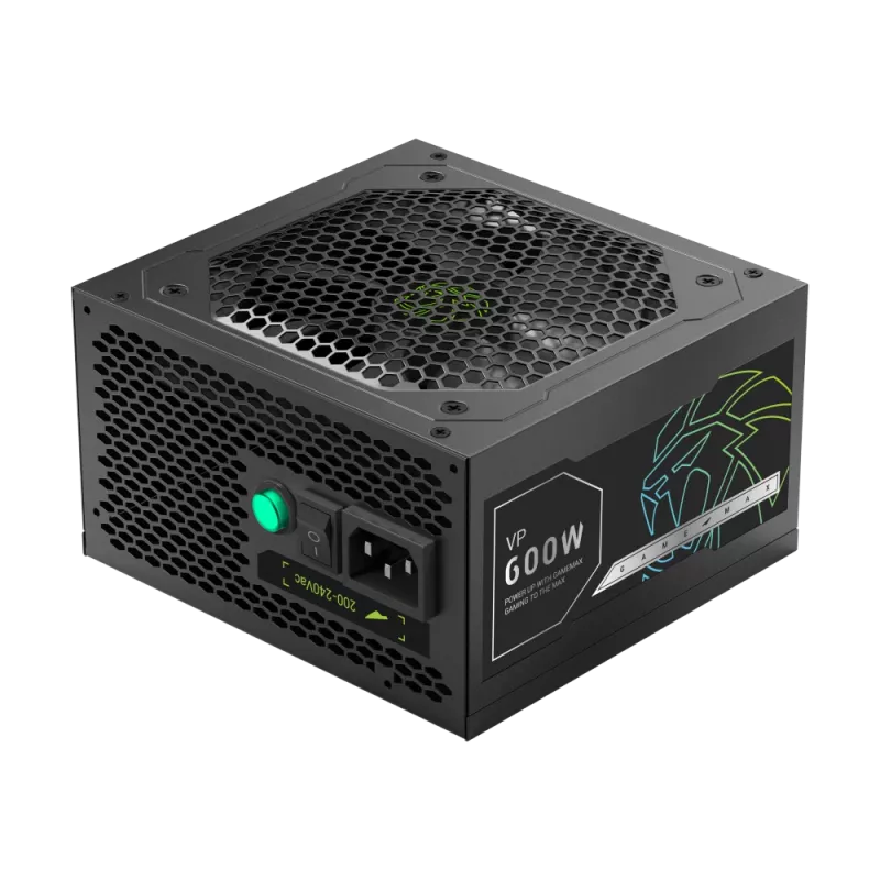 Zasilacz Gamemax, 80 PLUS, Standard | VP 600S | 600 W