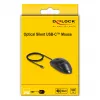 Mysz DeLOCK 12114 USB Type-C Optyczna Symetryczna