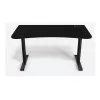 Biurko gamingowe Arozzi Arena Gaming Czarny — prosty blat MDF 1400×755×710 mm