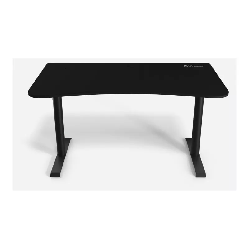Biurko gamingowe Arozzi Arena Gaming Czarny — prosty blat MDF 1400×755×710 mm