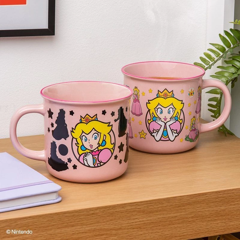 Ceramiczny kubek termiczny Paladone Super Mario Princess Peach — 300 ml