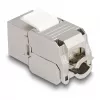 DeLOCK Moduł Keystone RJ45 do LSA Kat.6A z diodą LED srebrno-biały