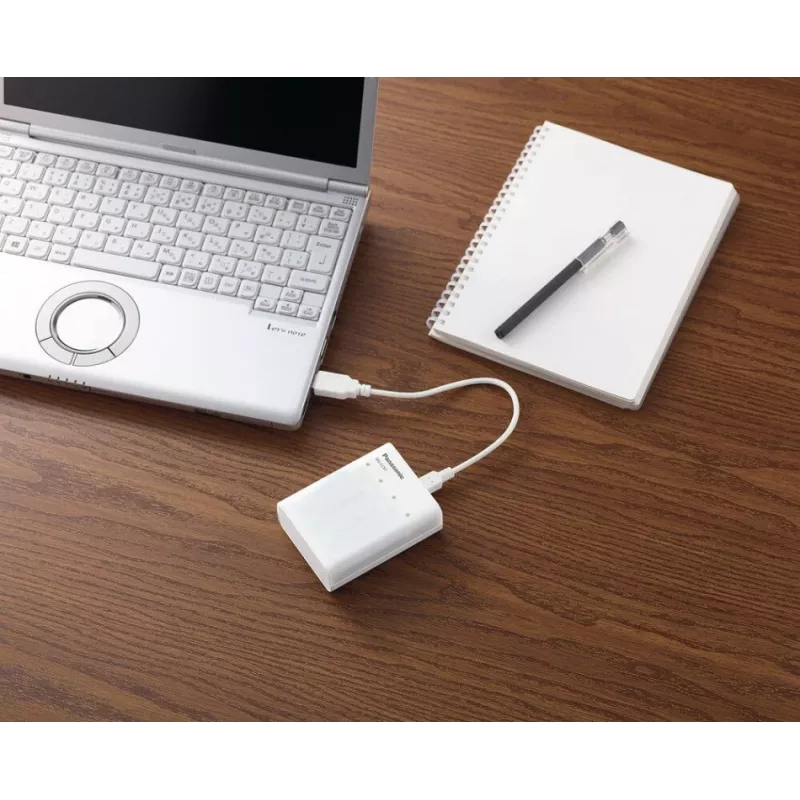 Ładowarka USB PANASONIC Eneloop Smartplus BQ-CC87 + 4x AA 2000 mAh (K-KJ87MCD40USB)