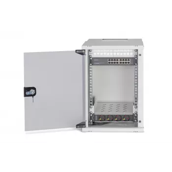 Szafa rack naścienna Digitus DN-49102-SET 9U 315 x 300 mm Szary